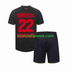 Nogometni Dres Bayer 04 Leverkusen Victor Boniface 22 Dječji Domaći 2023-2024 Kratkih Rukava