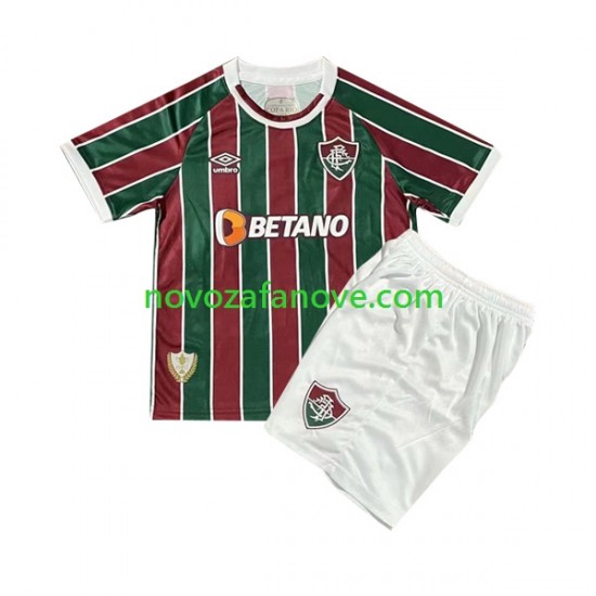 Nogometni Dres Fluminense Marcelo 12 Dječji Domaći 2023-2024 Kratkih Rukava
