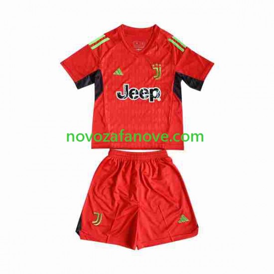 Nogometni Dres Juventus Golmanski Dječji Gostujući 2023-2024 Kratkih Rukava