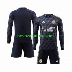 Nogometni Dres Real Madrid Dječji Gostujući 2023-2024 Dugim Rukavima