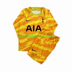 Nogometni Dres Tottenham Hotspur Orangecolor Golmanski Dječji Gostujući 2023-2024 Dugim Rukavima