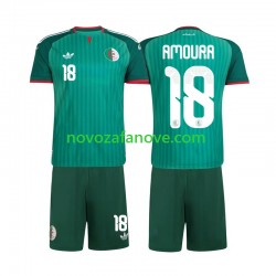 Nogometni Dres Alžir Mohamed Amoura 18 Dječji Gostujući 2026 Kratkih Rukava