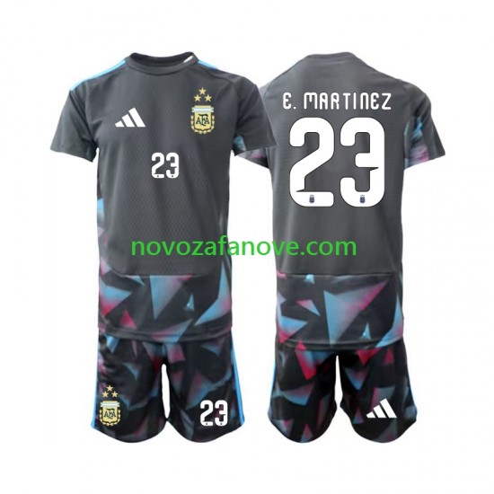 Nogometni Dres Argentina Emiliano Martinez 23 Golmanski Dječji Domaći Svjetsko prvenstvo 2026 Kratkih Rukava
