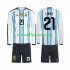 Nogometni Dres Argentina Jose Manuel Lopez 21 Dječji Domaći Svjetsko prvenstvo 2026 Dugim Rukavima