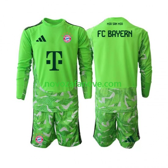 Nogometni Dres FC Bayern München Golmanski Dječji Domaći 2026-2027 Dugim Rukavima