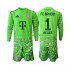 Nogometni Dres FC Bayern München Manuel Neuer 1 Golmanski Dječji Domaći 2026-2027 Dugim Rukavima