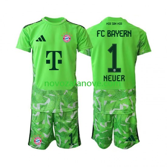Nogometni Dres FC Bayern München Manuel Neuer 1 Golmanski Dječji Domaći 2026-2027 Kratkih Rukava