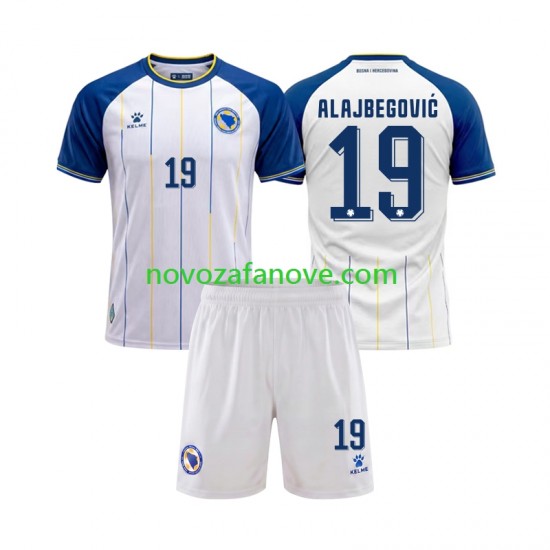 Nogometni Dres Bosna i Hercegovina Kerim Alajbegovic 19 Dječji Gostujući Svjetsko prvenstvo 2026 Kratkih Rukava