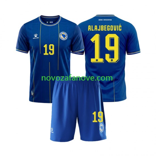 Nogometni Dres Bosna i Hercegovina Kerim Alajbegovic 19 Dječji Domaći Svjetsko prvenstvo 2026 Kratkih Rukava