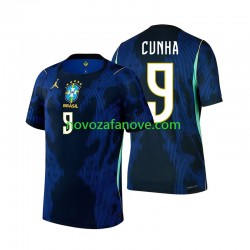 Nogometni Dres Brazil Matheus Cunha 9 Muški Gostujući Svjetsko prvenstvo 2026 Kratkih Rukava