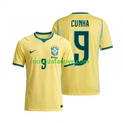 Nogometni Dres Brazil Matheus Cunha 9 Muški Domaći Svjetsko prvenstvo 2026 Kratkih Rukava