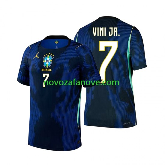 Nogometni Dres Brazil Vinicius Junior 7 Muški Gostujući Svjetsko prvenstvo 2026 Kratkih Rukava