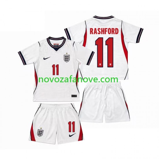 Nogometni Dres Engleska Marcus Rashford 11 Dječji Domaći Svjetsko prvenstvo 2026 Kratkih Rukava