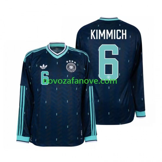 Nogometni Dres Njemačka Joshua Kimmich 6 Muški Gostujući Svjetsko prvenstvo 2026 Dugim Rukavima