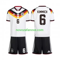 Nogometni Dres Njemačka Joshua Kimmich 6 Dječji Domaći Svjetsko prvenstvo 2026 Kratkih Rukava