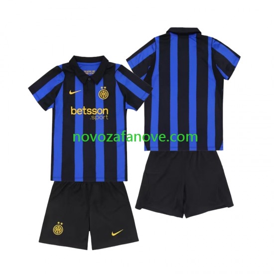 Nogometni Dres Inter Milan Dječji Domaći 2026-2027 Kratkih Rukava
