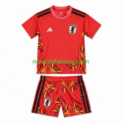 Nogometni Dres Japan Golmanski Dječji Domaći Svjetsko prvenstvo 2026 Kratkih Rukava