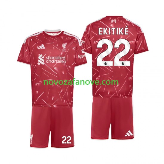 Nogometni Dres Liverpool Hugo Ekitike 22 Dječji Domaći 2026-2027 Kratkih Rukava