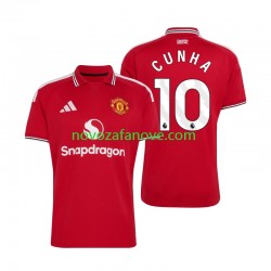 Nogometni Dres Manchester United Matheus Cunha 10 Muški Domaći 2026-2027 Kratkih Rukava