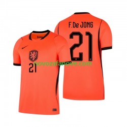 Nogometni Dres Nizozemska Frenkie de Jong 21 Muški Domaći Svjetsko prvenstvo 2026 Kratkih Rukava