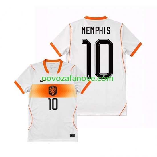 Nogometni Dres Nizozemska Memphis Depay 10 Muški Gostujući Svjetsko prvenstvo 2026 Kratkih Rukava