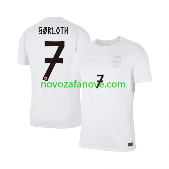 Nogometni Dres Norveška Alexander Sorloth 7 Muški Treći Svjetsko prvenstvo 2026 Kratkih Rukava
