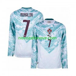 Nogometni Dres Portugal Cristiano Ronaldo 7 Muški Gostujući Svjetsko prvenstvo 2026 Dugim Rukavima