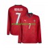 Nogometni Dres Portugal Cristiano Ronaldo 7 Muški Domaći Svjetsko prvenstvo 2026 Dugim Rukavima