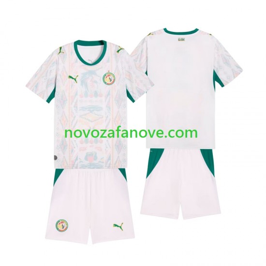 Nogometni Dres Senegal Dječji Domaći 2026 2027 Kratkih Rukava