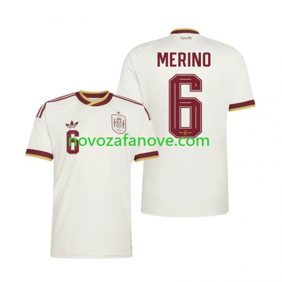 Nogometni Dres Španjolska Mikel Merino 6 Muški Gostujući Svjetsko prvenstvo 2026 Kratkih Rukava