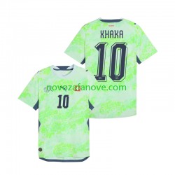 Nogometni Dres Švicarska Granit Xhaka 10 Muški Gostujući Svjetsko prvenstvo 2026 Kratkih Rukava