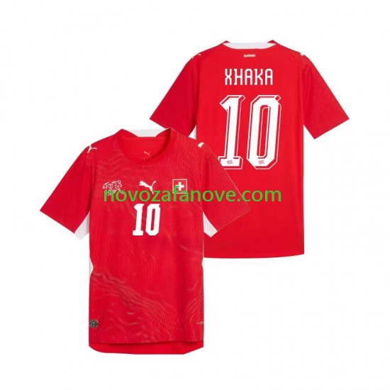 Nogometni Dres Švicarska Granit Xhaka 10 Muški Domaći Svjetsko prvenstvo 2026 Kratkih Rukava