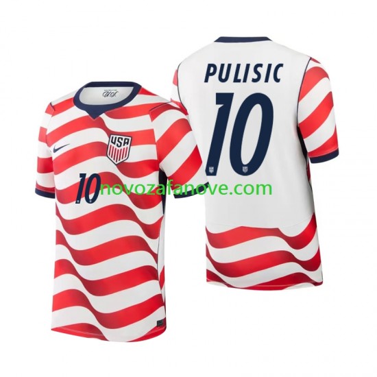 Nogometni Dres SAD Christian Pulisic 10 Muški Domaći Svjetsko prvenstvo 2026 Kratkih Rukava