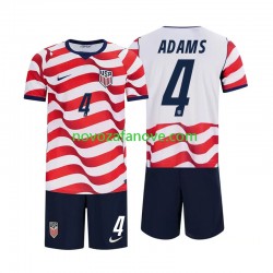 Nogometni Dres SAD Tyler Adams 4 Dječji Domaći Svjetsko prvenstvo 2026 Kratkih Rukava