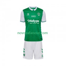 Nogometni Dres AS Saint-Etienne Dječji Domaći 2025-2026 Kratkih Rukava