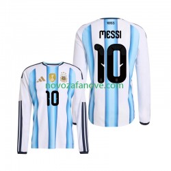 Nogometni Dres Argentina Lionel Messi 10 Muški Domaći Svjetsko prvenstvo 2026 Dugim Rukavima