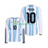 Nogometni Dres Argentina Lionel Messi 10 Muški Domaći Svjetsko prvenstvo 2026 Dugim Rukavima