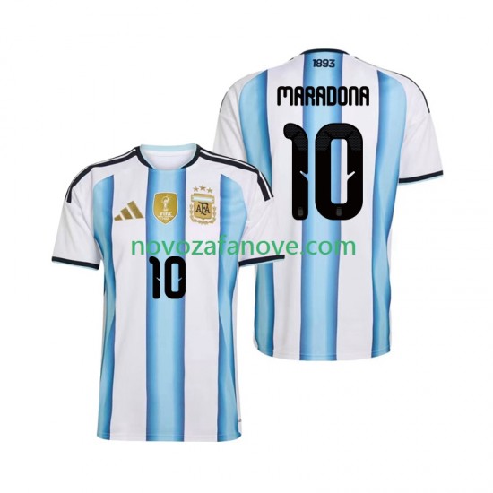 Nogometni Dres Argentina Maradona 10 Muški Domaći Svjetsko prvenstvo 2026 Kratkih Rukava