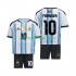 Nogometni Dres Argentina Maradona 10 Dječji Domaći Svjetsko prvenstvo 2026 Kratkih Rukava
