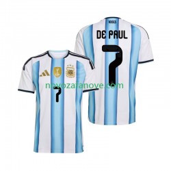 Nogometni Dres Argentina Rodrigo De Paul 7 Muški Domaći Svjetsko prvenstvo 2026 Kratkih Rukava