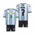 Nogometni Dres Argentina Rodrigo De Paul 7 Dječji Domaći Svjetsko prvenstvo 2026 Kratkih Rukava
