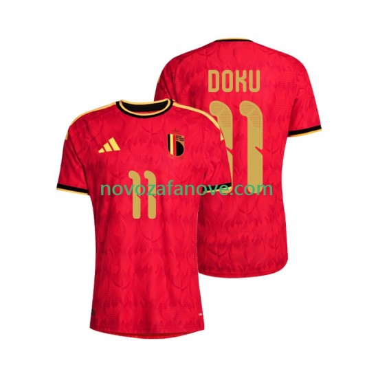 Nogometni Dres Belgija Jeremy Doku 11 Muški Domaći Svjetsko prvenstvo 2026 Kratkih Rukava