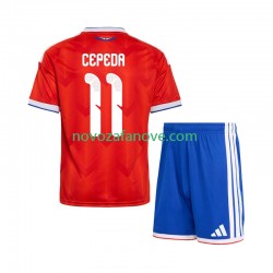 Nogometni Dres Čile Lucas Cepeda 11 Dječji Domaći 2026 Kratkih Rukava