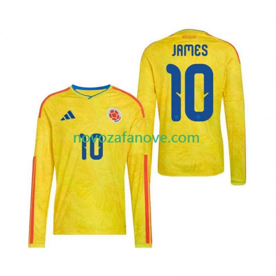 Nogometni Dres Kolumbija James Rodriguez 10 Muški Domaći Svjetsko prvenstvo 2026 Dugim Rukavima