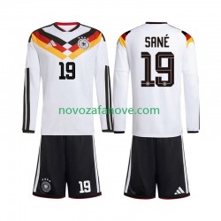 Nogometni Dres Njemačka Leroy Sane 19 Dječji Domaći Svjetsko prvenstvo 2026 Dugim Rukavima