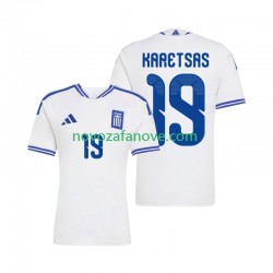 Nogometni Dres Grčka Konstantinos Karetsas 19 Muški Domaći 2026 Kratkih Rukava