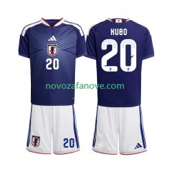 Nogometni Dres Japan Kubo 20 Dječji Domaći Svjetsko prvenstvo 2026 Kratkih Rukava
