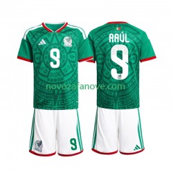 Nogometni Dres Meksiko Raul Jimenez 9 Dječji Domaći Svjetsko prvenstvo 2026 Kratkih Rukava