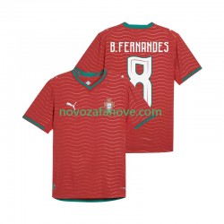 Nogometni Dres Portugal Bruno Fernandes 8 Muški Domaći Svjetsko prvenstvo 2026 Kratkih Rukava