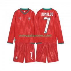 Nogometni Dres Portugal Cristiano Ronaldo 7 Dječji Domaći Svjetsko prvenstvo 2026 Dugim Rukavima